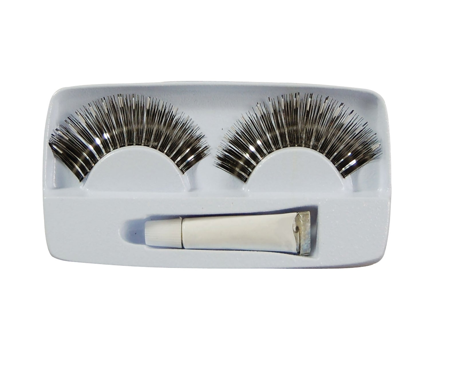 Womens Eyelashes Silver Miscellaneous Disguises Female Halloween Costume 1