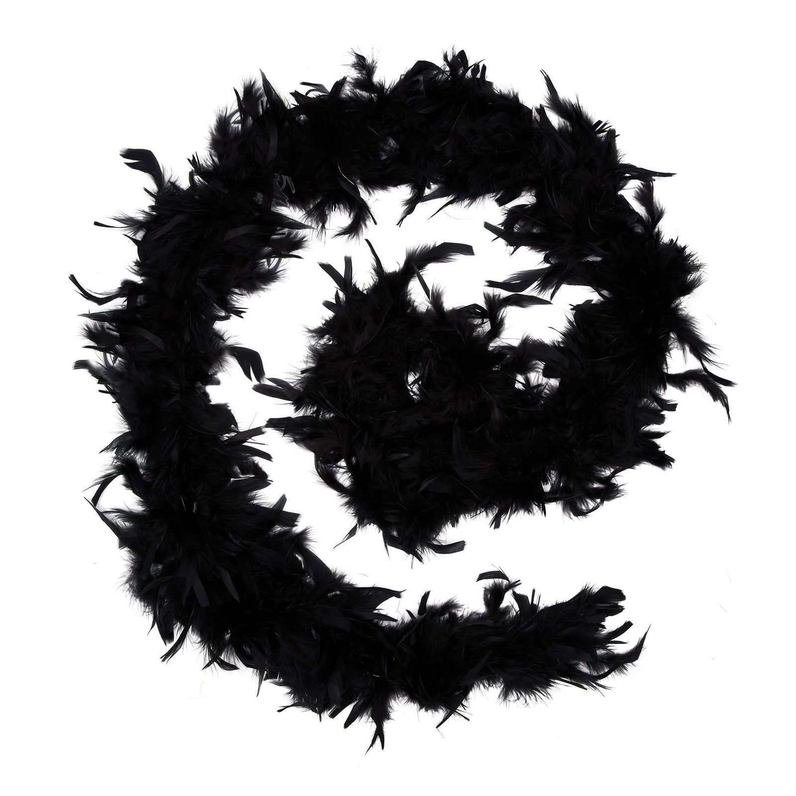 Womens Feather Boa Black Costume Accessories Female Halloween 1