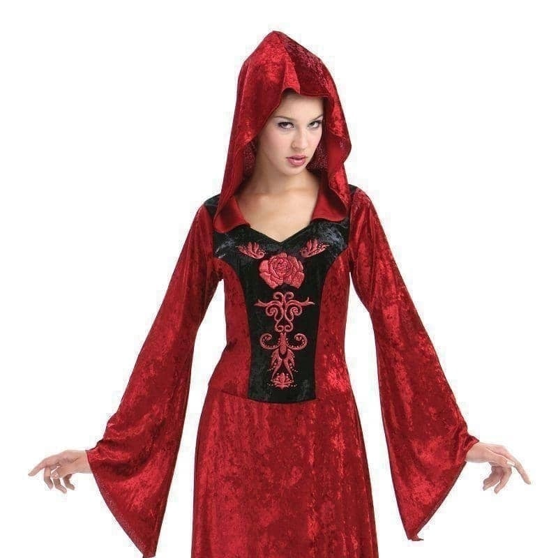 Womens Gothic Maiden Adult Costume Female Uk Size 10 14 Halloween_1