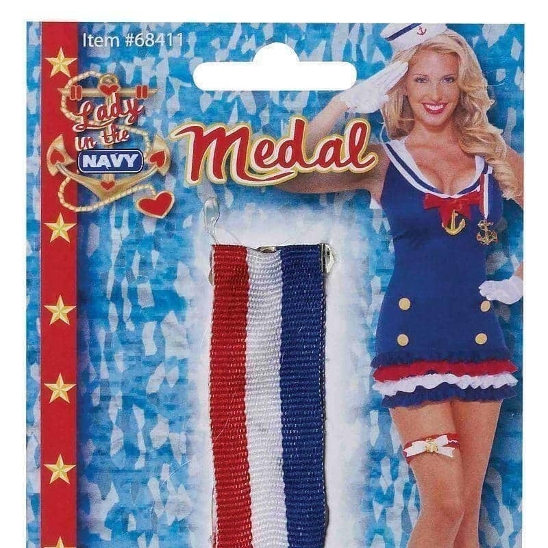 Womens Lady In Navy Medal Costume Accessories Female Halloween 1