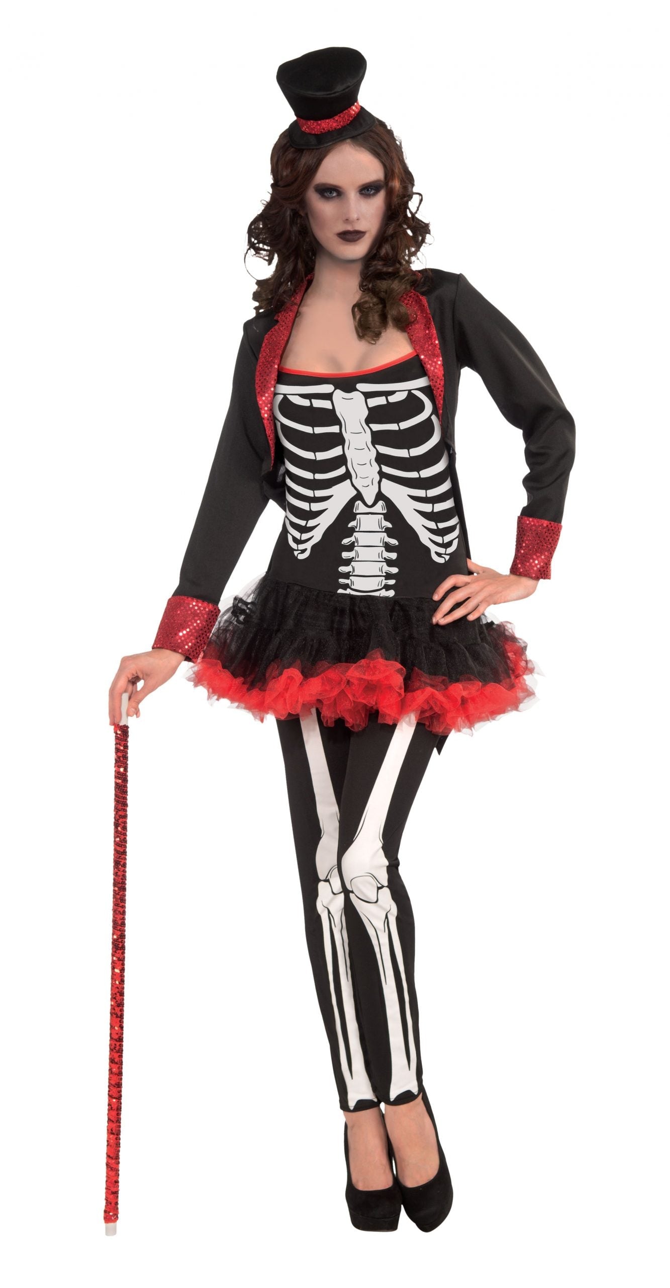 Womens Mrs Bone Jangles Adult Costume Female Halloween 1