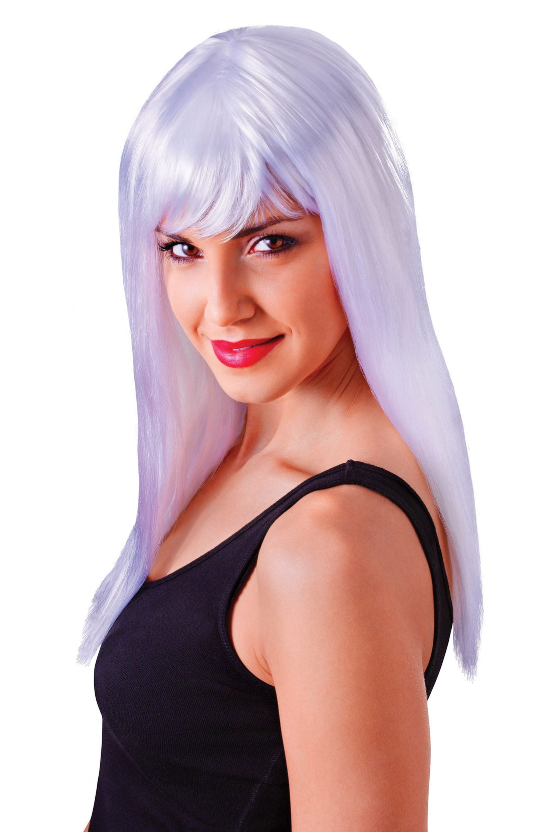 Womens Passion Long White Wigs Female Halloween Costume_1