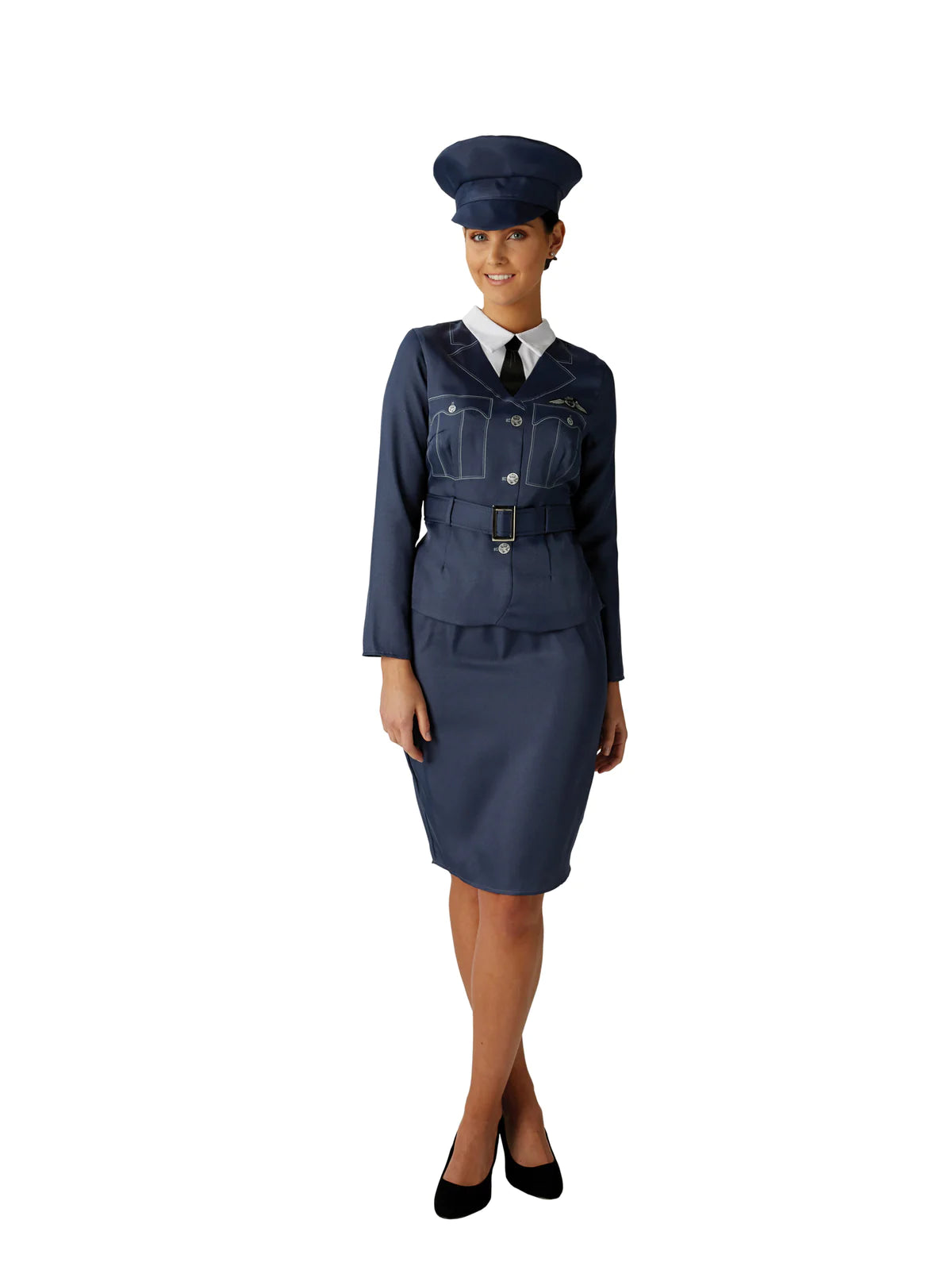 Womens RAF Girl Costume Military Suit 2