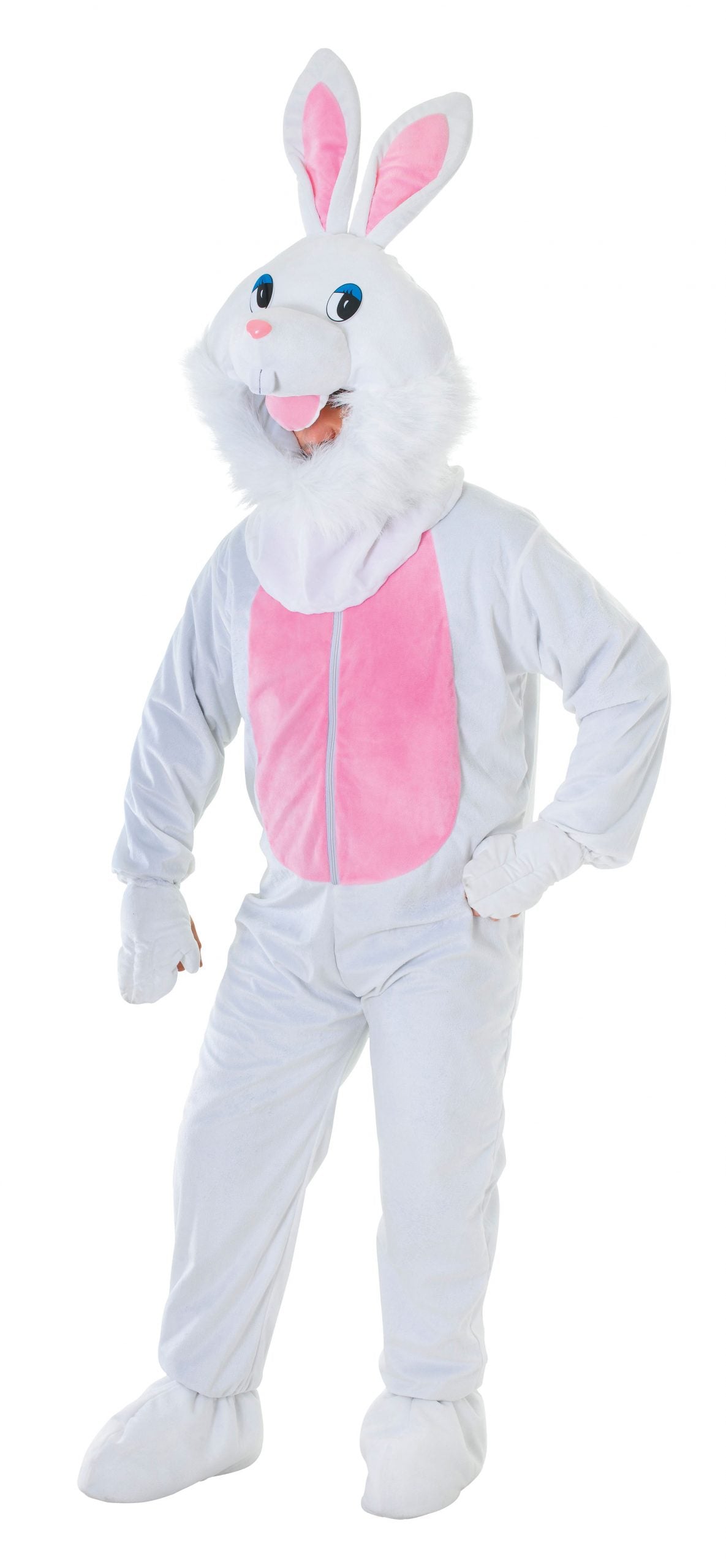 Womens Rabbit Costume Big Head Adult Female Chest Size 44" Halloween 1