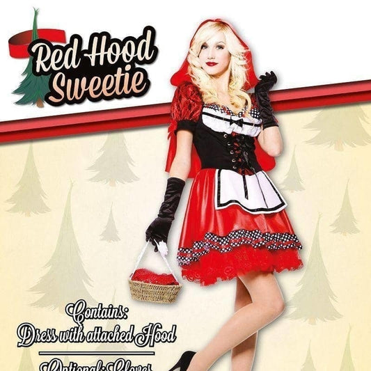 Womens Red Hood Sweetie Adult Costume Female Halloween 2