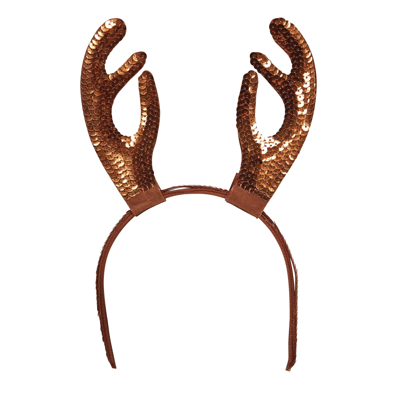 Womens Reindeer Horns Sequin Costume Accessories Female Halloween 1