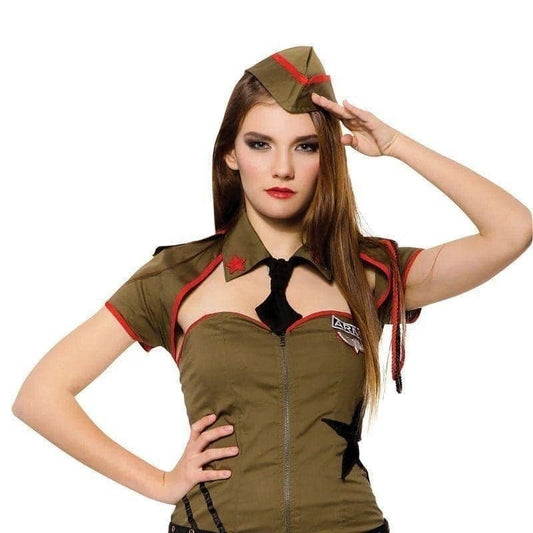 Womens Sexy Soldier Adult Costume Female Halloween 1