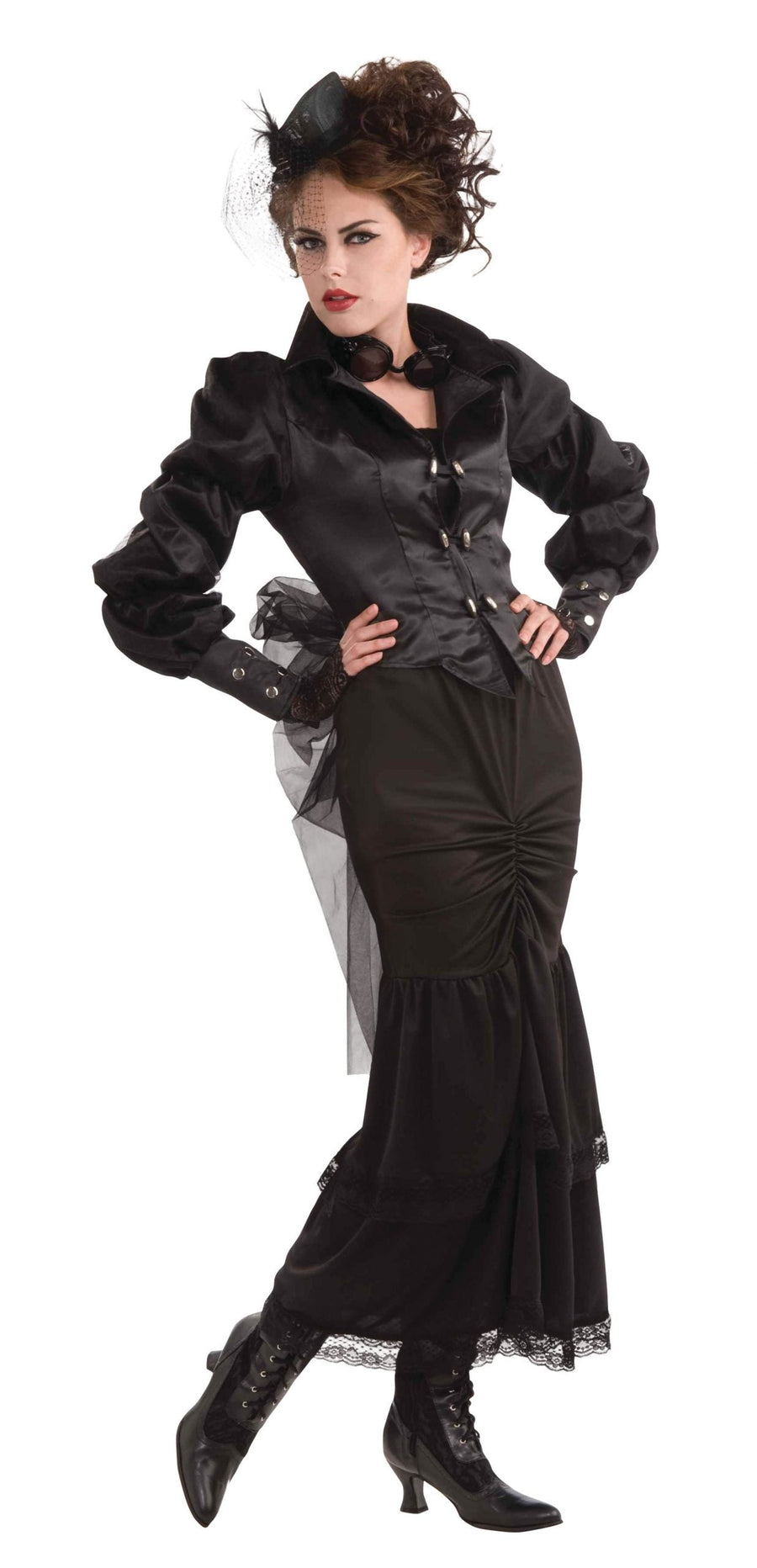 Womens Steampunk Victorian Lady Adult Costume Female Halloween_1