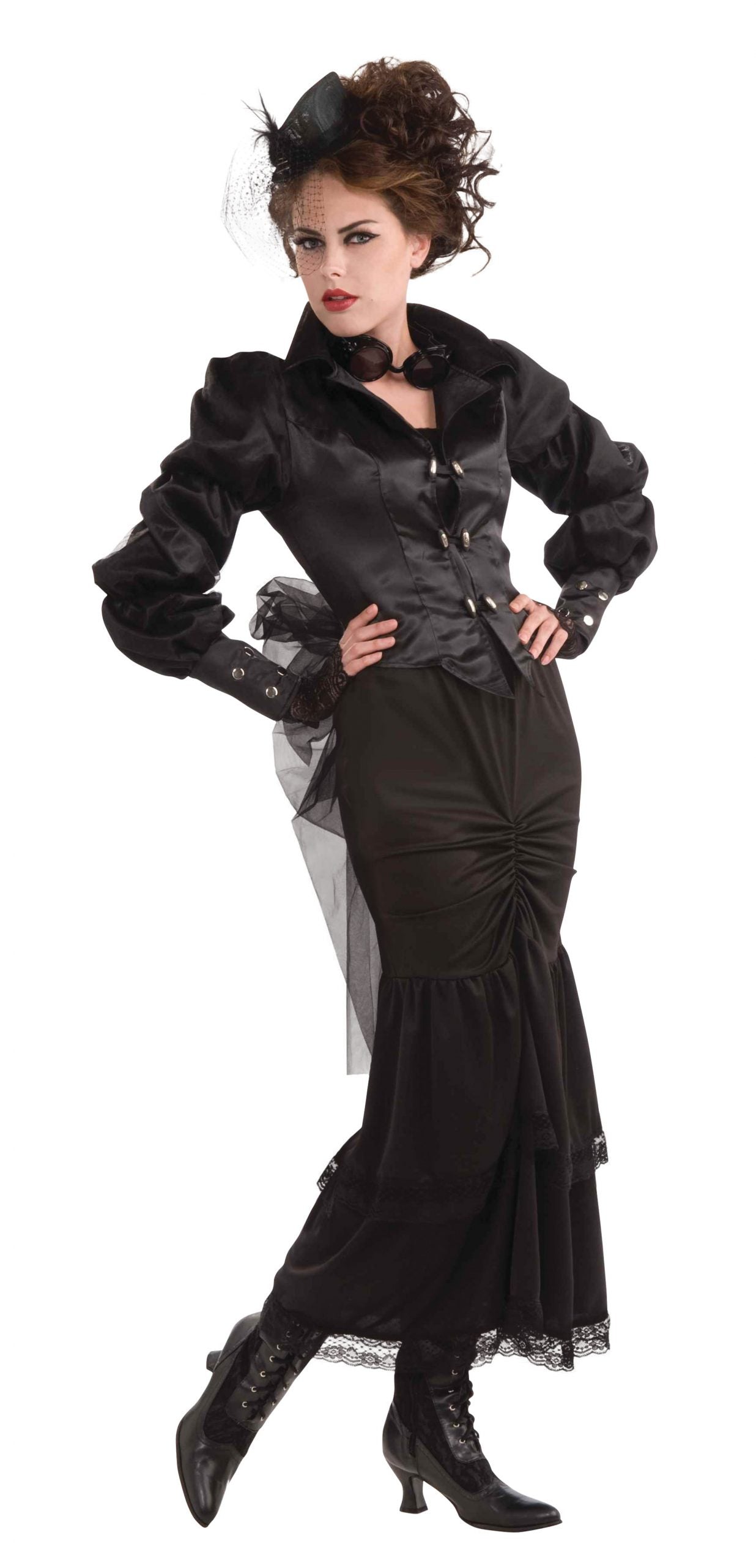 Womens Steampunk Victorian Lady Adult Costume Female Halloween 1