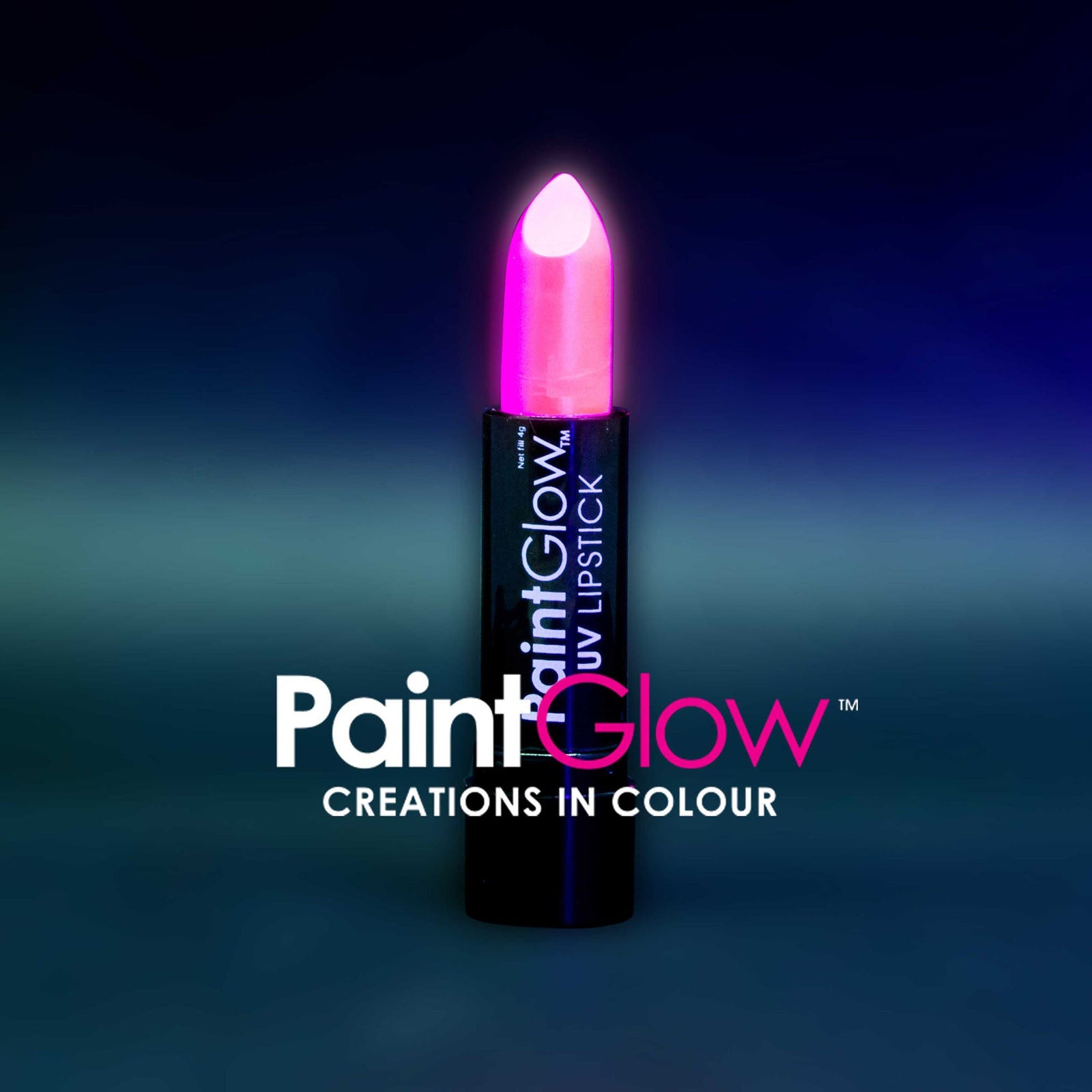 Womens UV Lipstick Neon Pink Make Up Female Halloween Costume 1