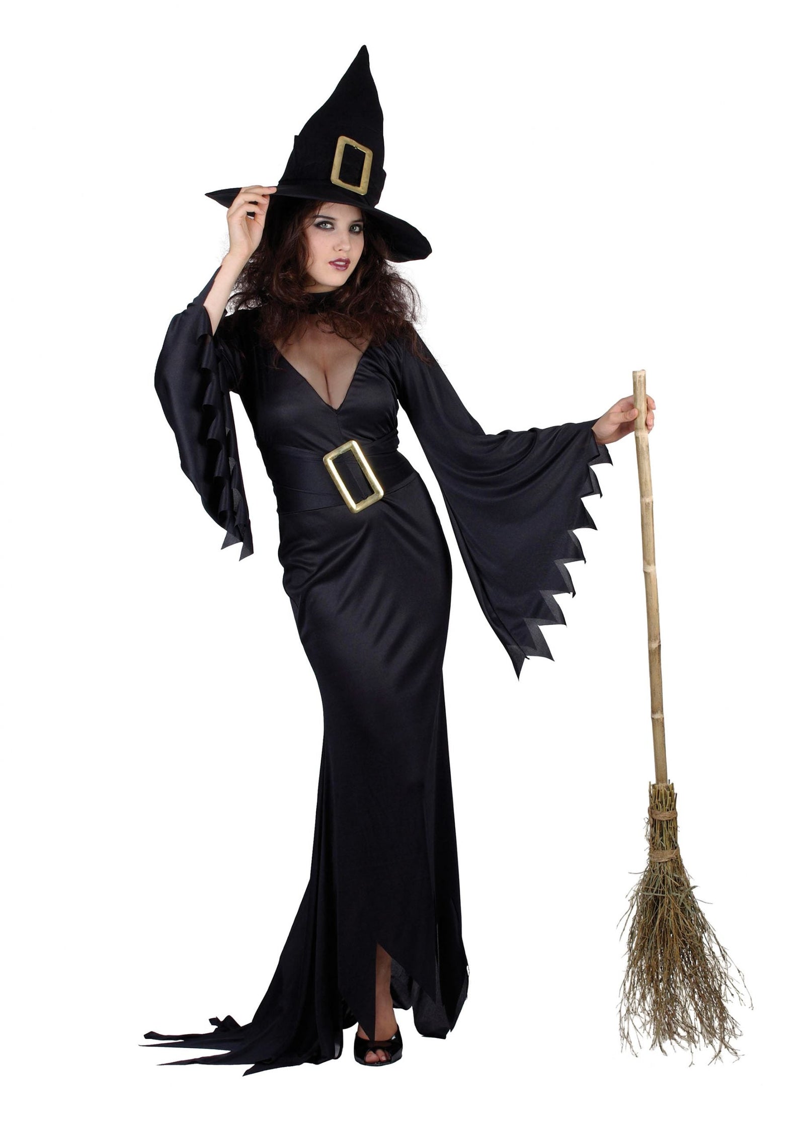 Womens Witch Costume Black Adult Female Halloween 1