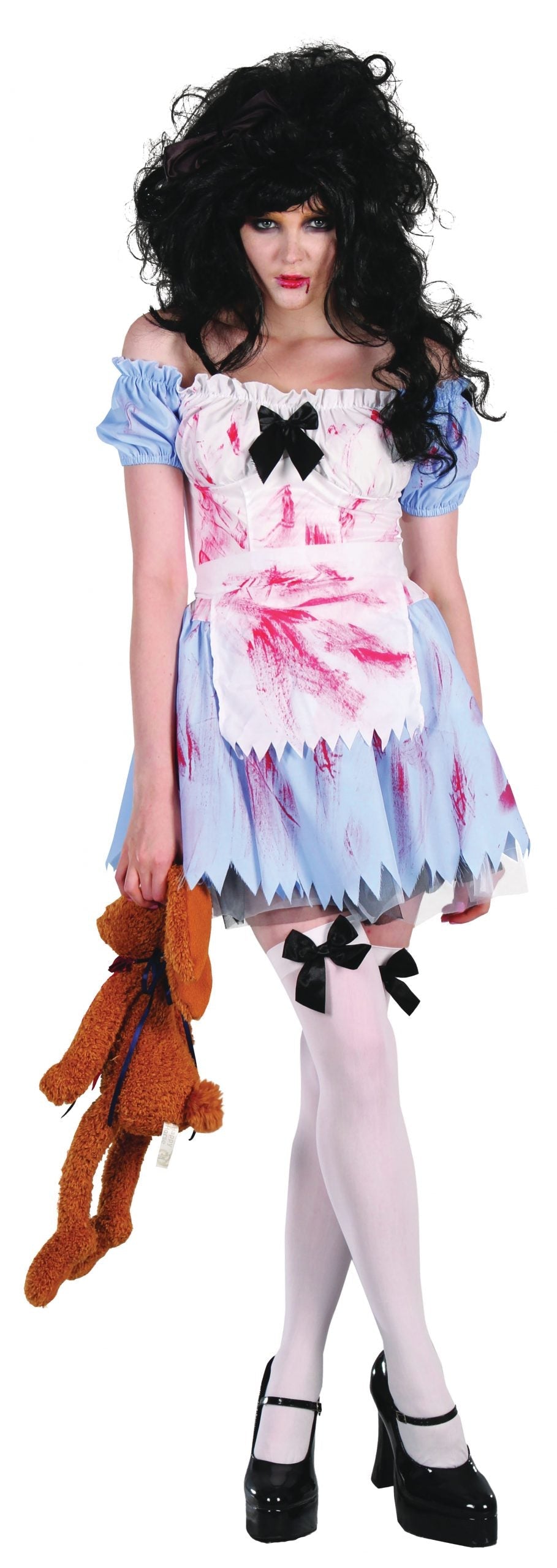 Womens Zombie Girl Adult Costume Female Halloween 1