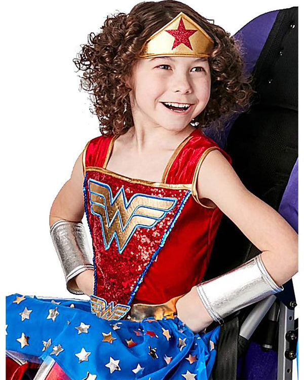 Wonder Woman Adaptive Girls Costume 3