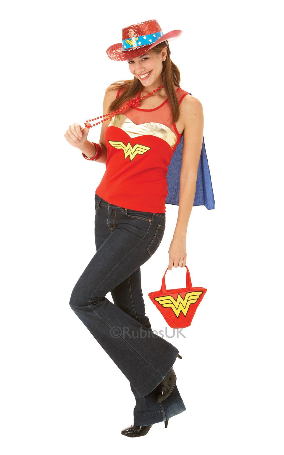 Wonderwoman Top With Cape 1