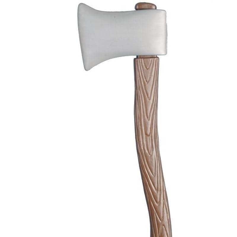 Wood Effect Axe Plastic Brown_1