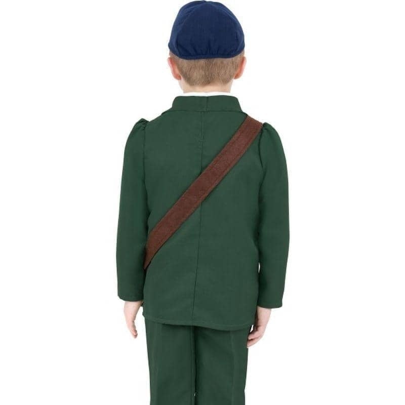 World War Ii Evacuee Boy Costume Kids Green_2