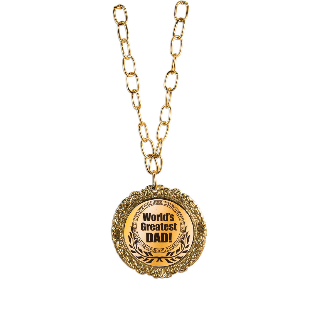 Worlds Greatest Dad Medal Award Fathers Day_1