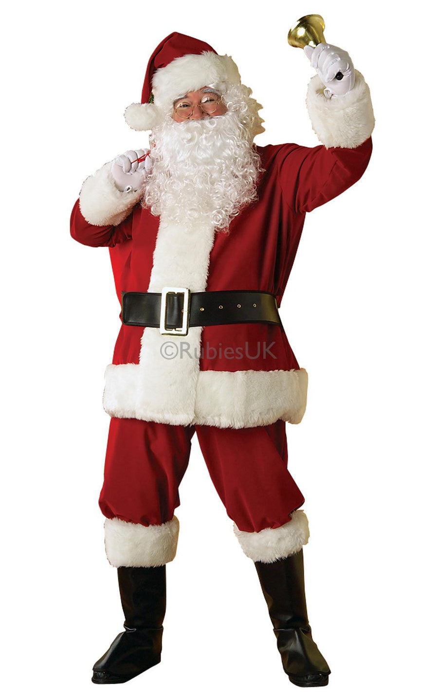 Xl Regal Plush Santa Suit_1