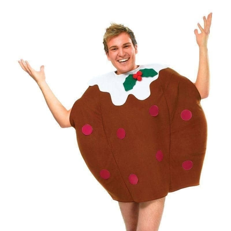 Xmas Pudding Costume Adult Outfit 1