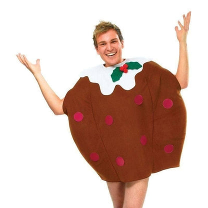 Xmas Pudding Costume Adult Outfit 1