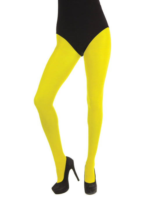 Yellow Tights Ladies Costume Accessory 2