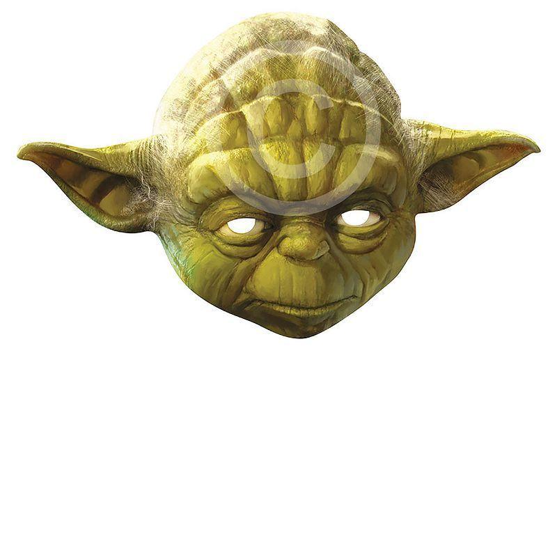 Yoda Card Face Mask Plastic Masks Cardboard Masks Male_1