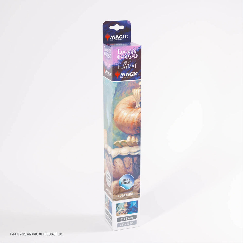 Gamegenic MTG Lorwyn Eclipsed Shiny Playmat Hallowed Fountain Gaming Accessory