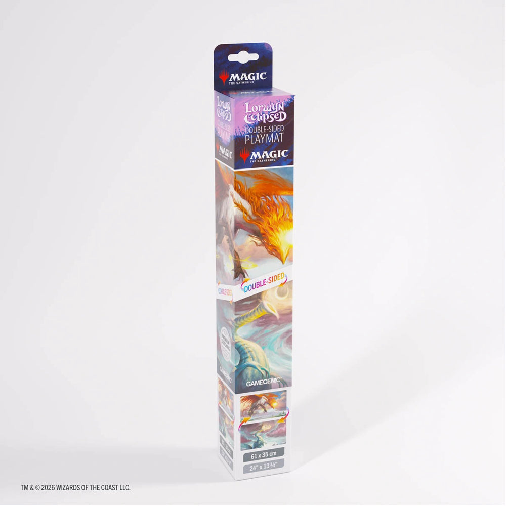 Gamegenic MTG Lorwyn Eclipsed Double sided Playmat Eirdu Carrier of Dawn Isilu Carrier of Twilight Gaming Accessory