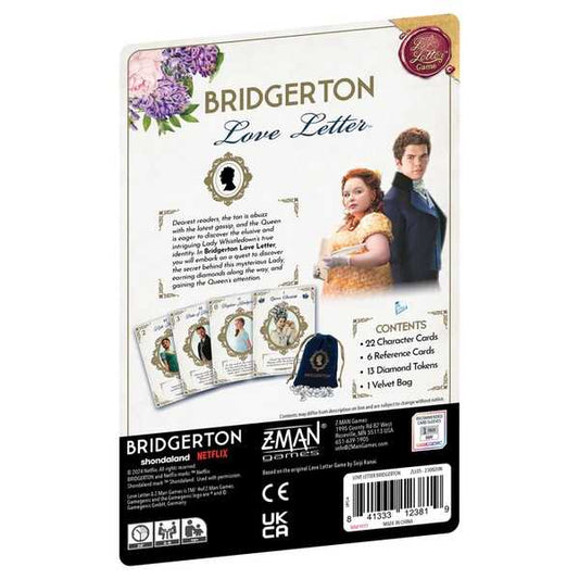 Bridgerton Love Letter Board Game by Z Man 2