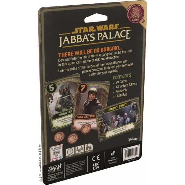 Star Wars Jabbas Palace A Love Letter Game Board Game by Z Man 2