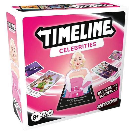 Timeline Celebrities Clutch Box Card Game