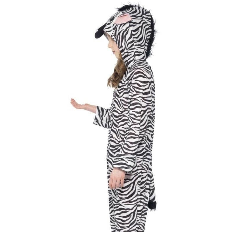 Zebra Costume Kids Black White Onesie 3