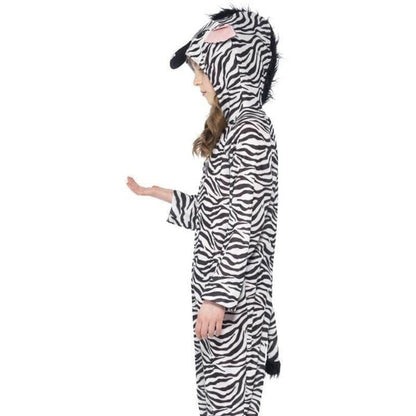 Zebra Costume Kids Black White Onesie 3
