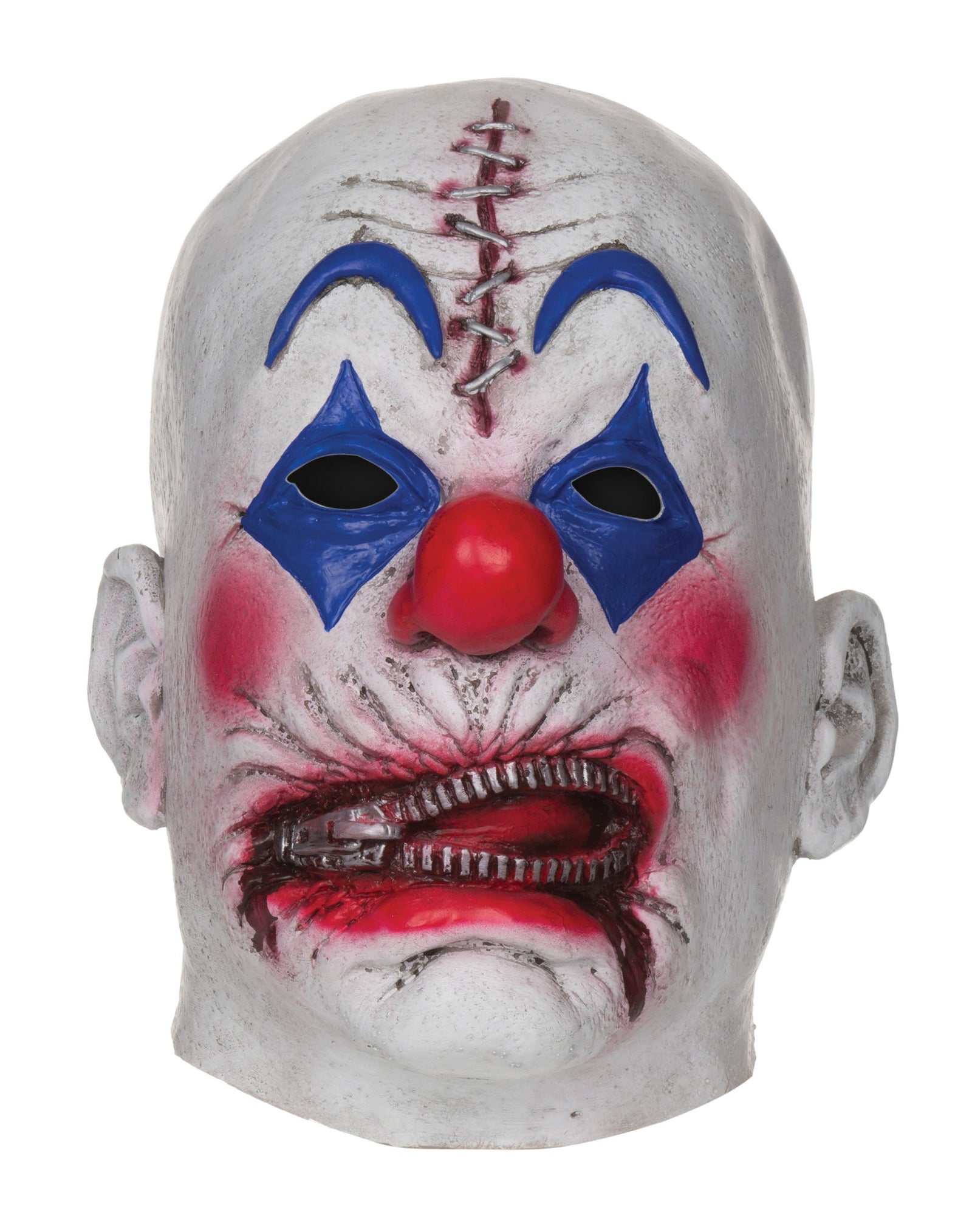 Zipper Clown Mask White Mask Joker 1