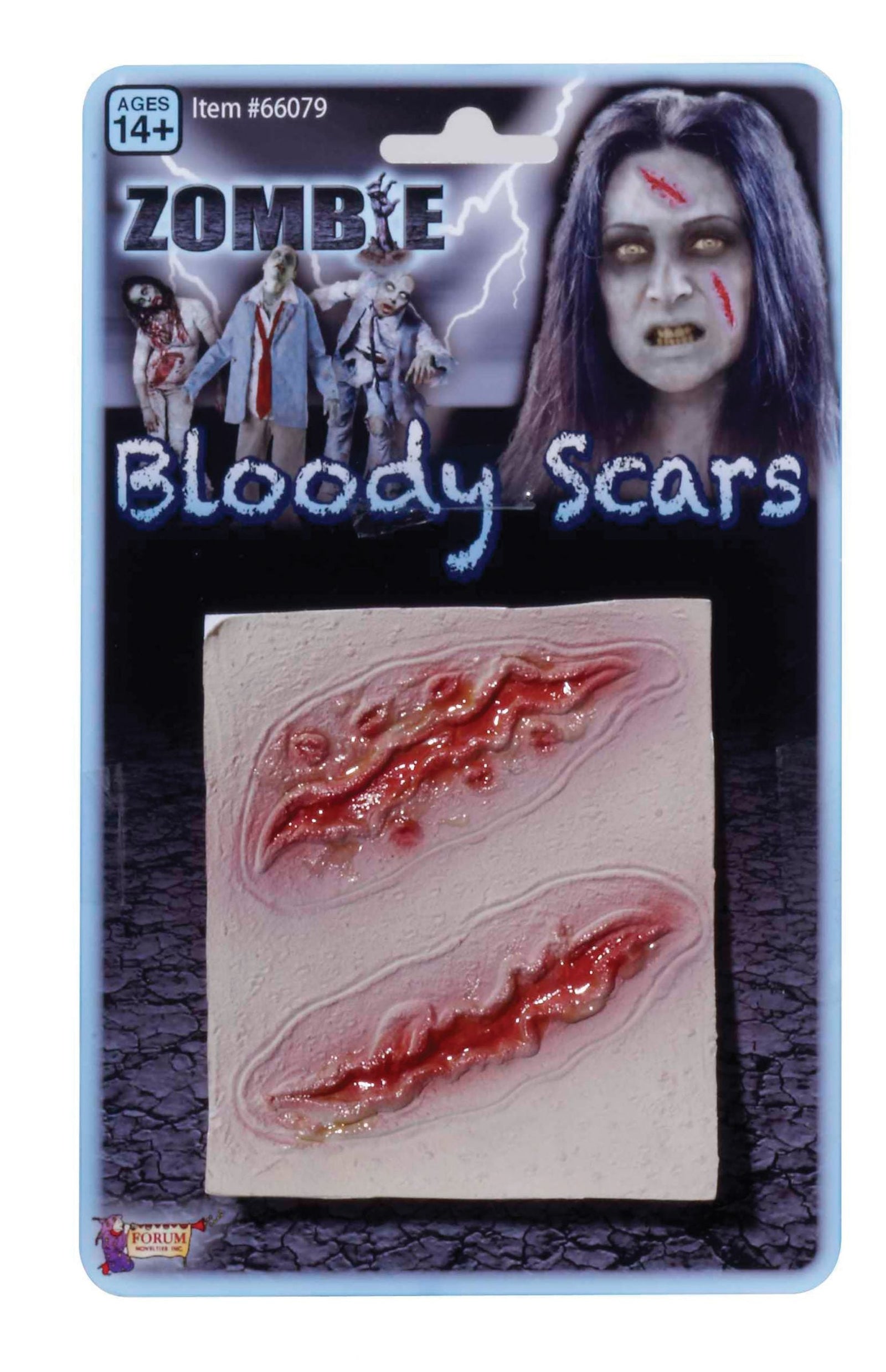 Zombie 2 Wound Scars Make Up Unisex Pack 1