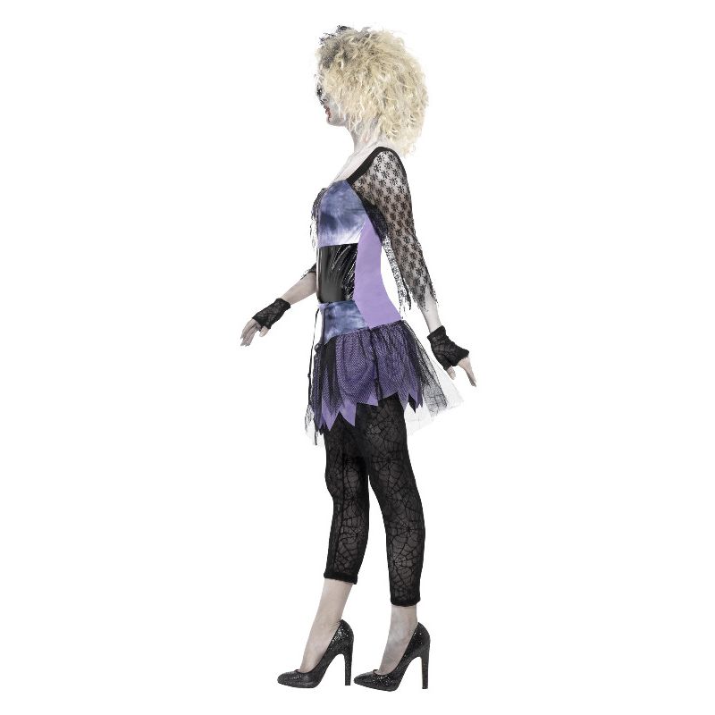 Zombie 80s Wild Child Costume Black Adult 3