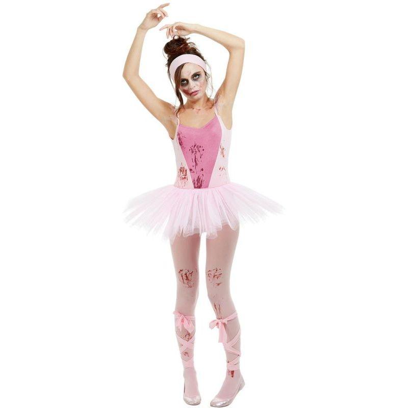 Zombie Ballerina Costume Adult Pink 1