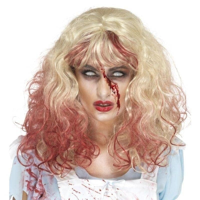Zombie Bloody Alice Wig Adult Blonde 1