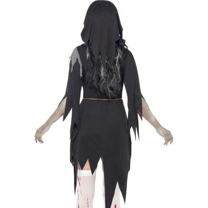 Zombie Bloody Sister Mary Costume Adult Black_2 sm-38877L