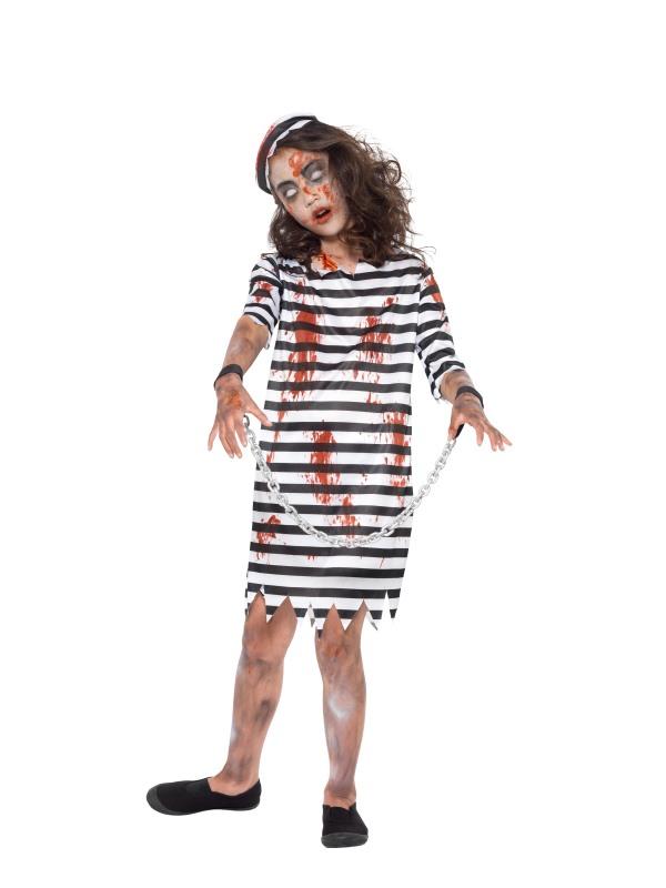 Zombie Convict Girl Child Black White 1