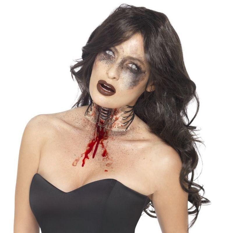 Zombie Exposed Throat Wound Adult Flesh 1