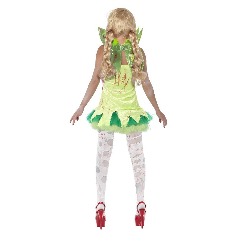 Zombie Fairy Costume Green Adult 2