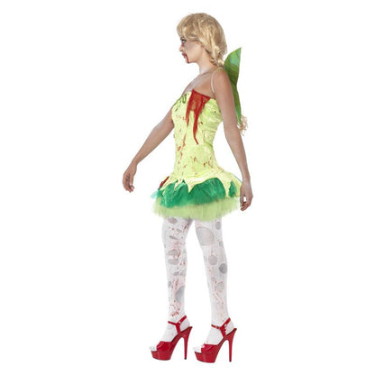Zombie Fairy Costume Green Adult 3