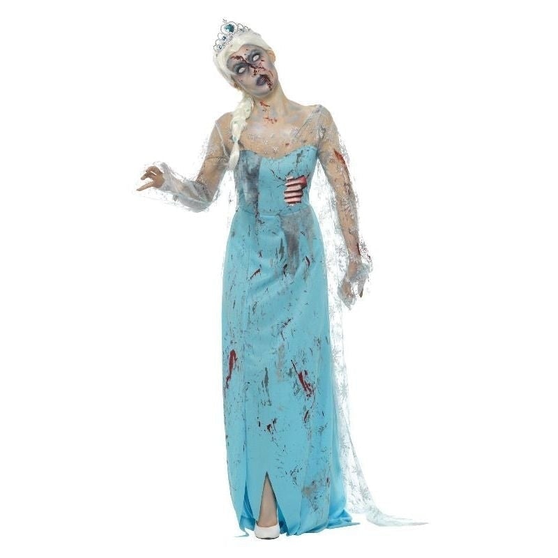Zombie Froze To Death Womens Costume Blue_2