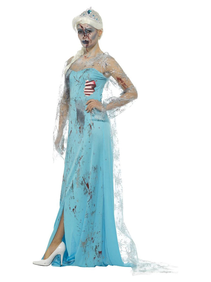 Zombie Froze To Death Womens Costume Blue_3