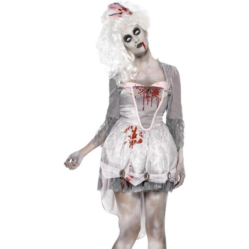 Zombie Georgian Costume Adult White_1