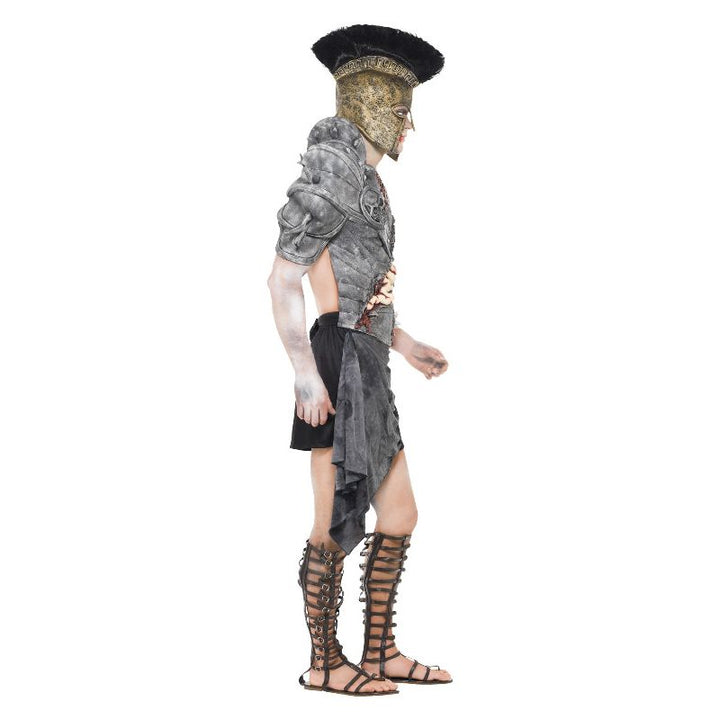 Zombie Gladiator Costume Black Adult_3