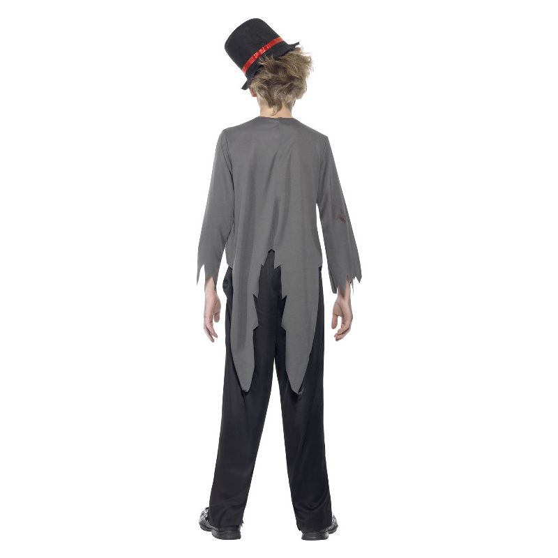 Zombie Groom Costume Black Child 2