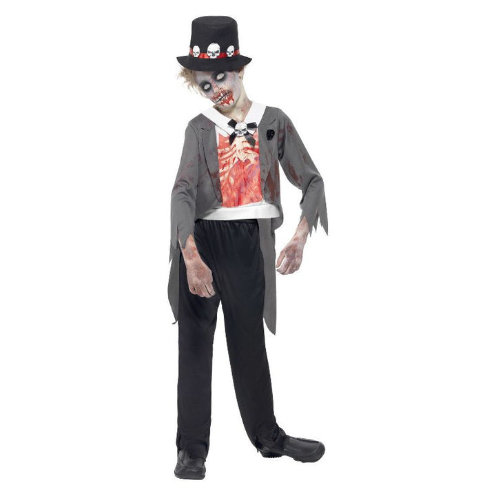 Zombie Groom Costume Black Child_1 sm-44031T