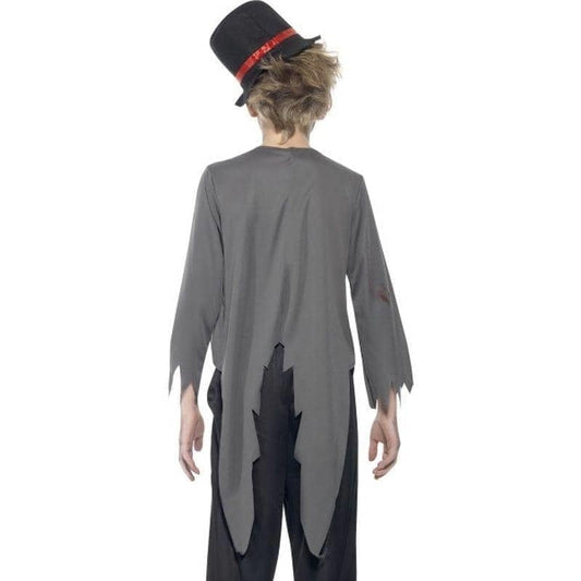 Zombie Groom Costume Kids Black 2